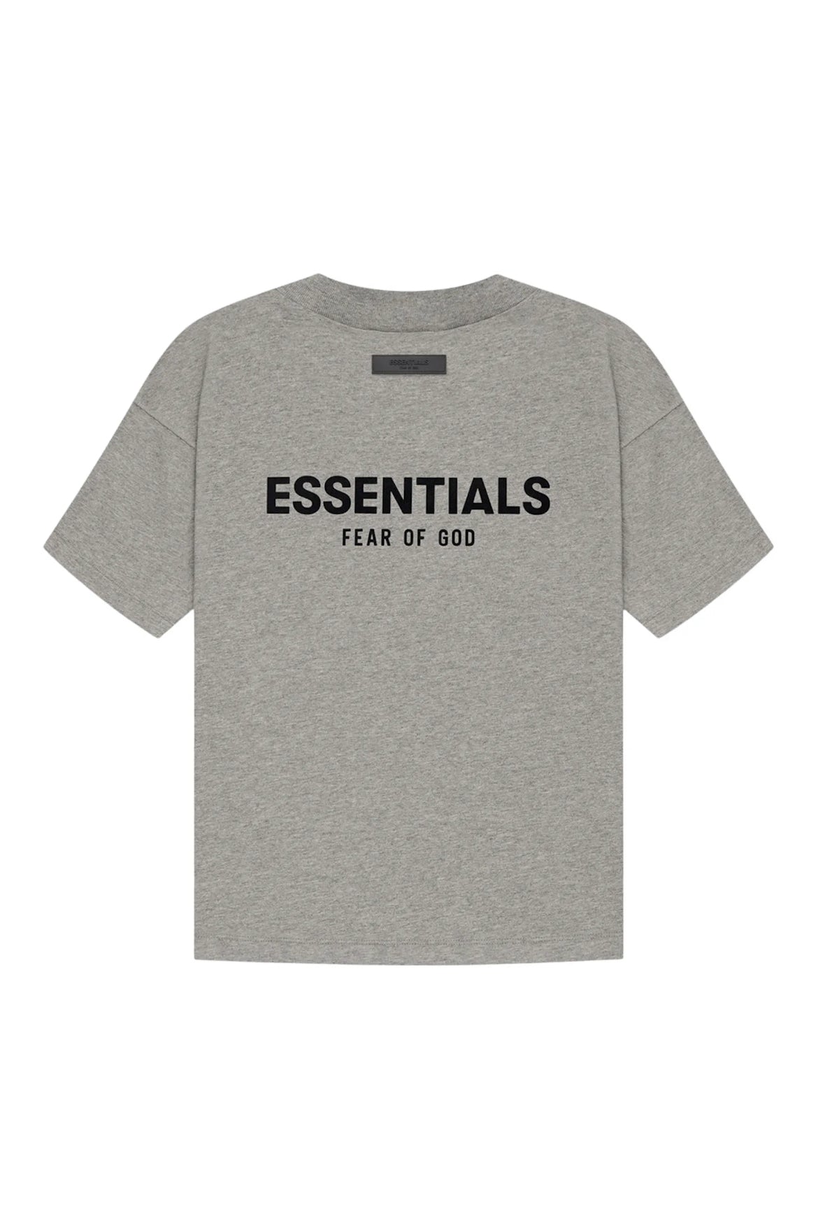 Essentials dark oat tee